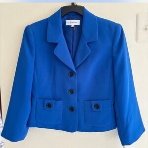 Calvin Klein Women's Royal Blue Blazer size S(4-6)